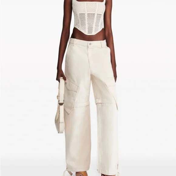 Cream Knit Sleeveless Top - Picture 3 of 3